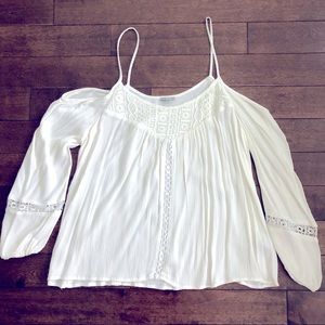 Charlotte Russe Boho Cold Shoulder Top